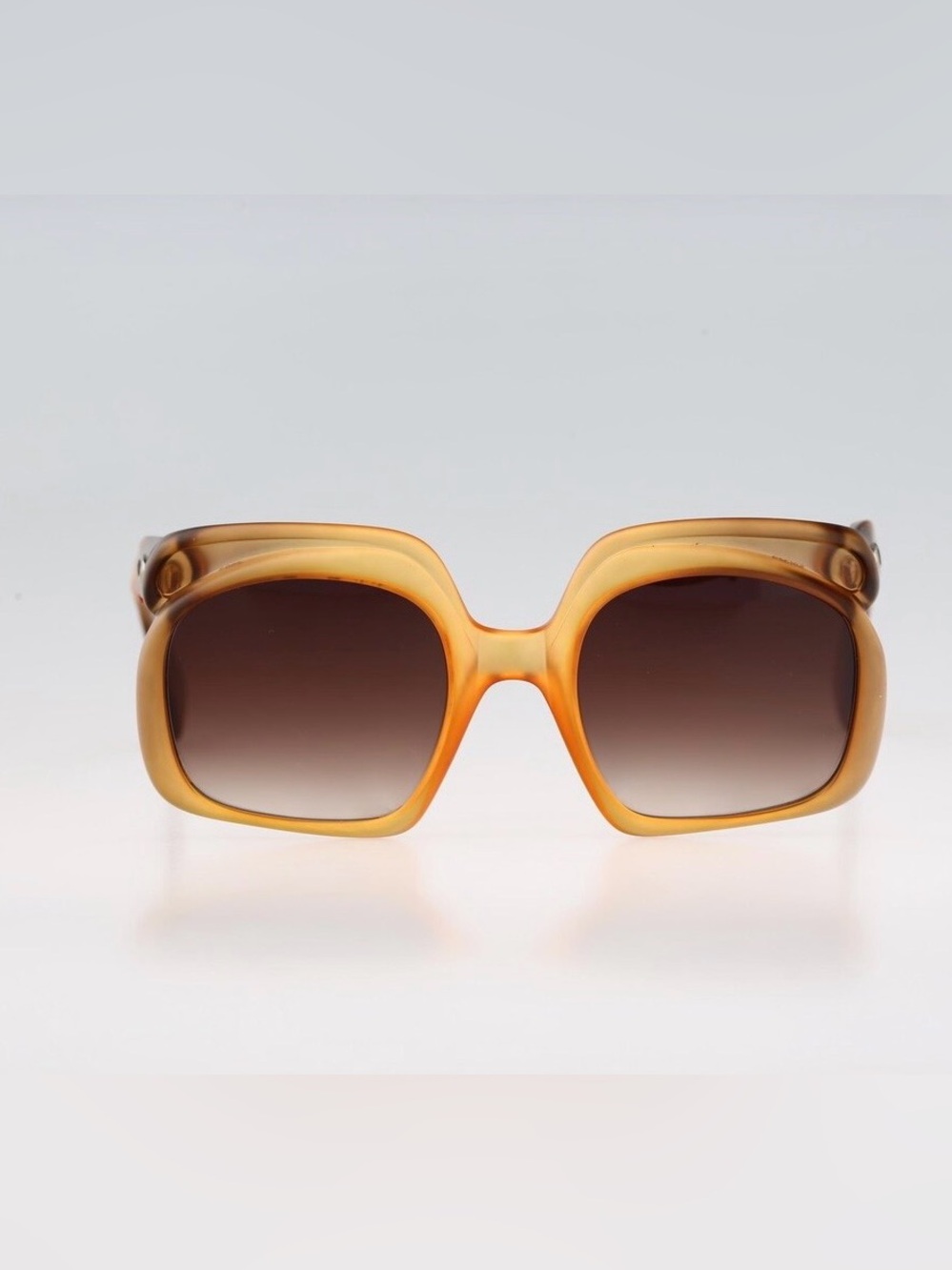 Christian Dior Vintage Matte Amber Sunglasses